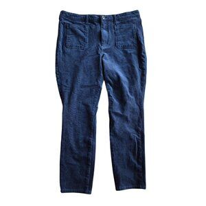 Pilcro and The Letter Press Anthropologie High Rise Skinny Blue Jeans Size 33